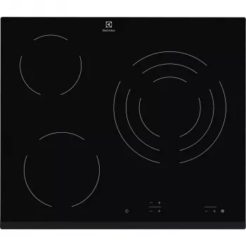 Elektrinė kaitlentė Electrolux EHF6232FOK juoda 60 cm keraminė