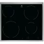 Elektrinė kaitlentė Electrolux EHF6240XXK, juoda, įmontuojama, 57,6 cm, keraminė, 4 zonos
