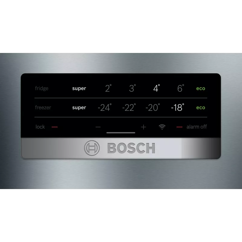 Bosch Serie 4 KGN49XLEA šaldytuvas-šaldiklis, laisvai pastatomas, 438 L, nerūdijantis plienas