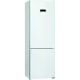 Šaldytuvas su šaldikliu Bosch Serie 4 KGN49XWEA, laisvai pastatomas, 438 L, baltas