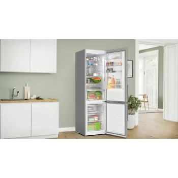 Bosch Serie 6 KGN39AIBT šaldytuvas-šaldiklis 363 L Nerūdijantis plienas