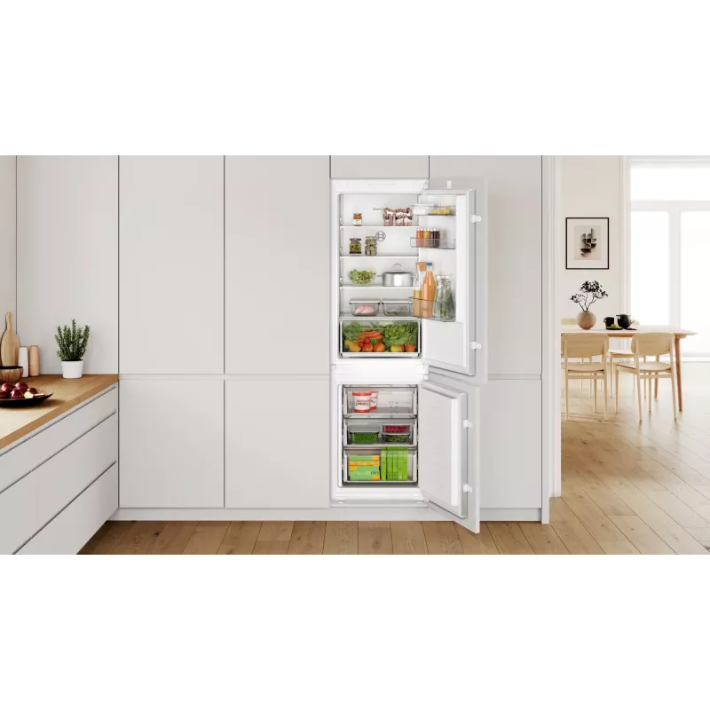 Bosch Serie 2 KIN86NSE0 šaldytuvas su šaldikliu įmontuojamas 260 L