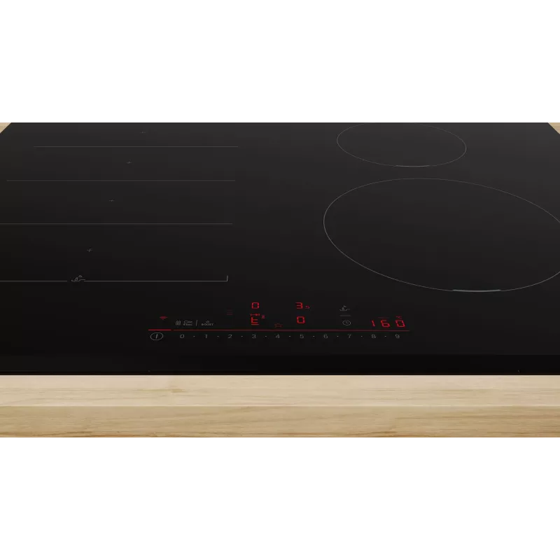Bosch Serie 6 PIX631HC1E kaitlentė Juoda Įmontuojama 60 cm Indukcinė 4 zonos
