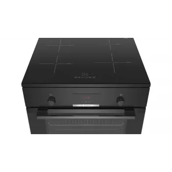 Bosch Serie 4 HLN39A060U laisvai pastatoma viryklė su indukcine kaitlente, juoda