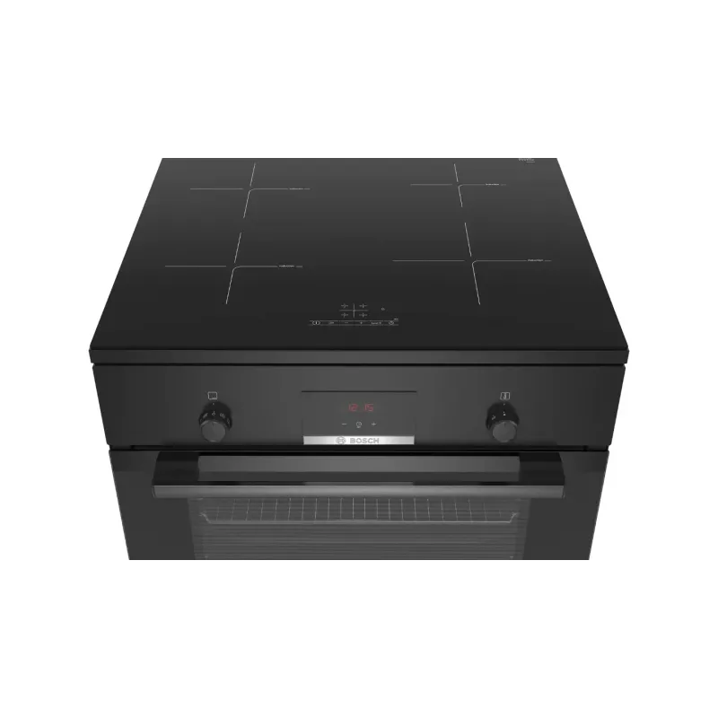 Bosch Serie 4 HLN39A060U laisvai pastatoma viryklė su indukcine kaitlente, juoda