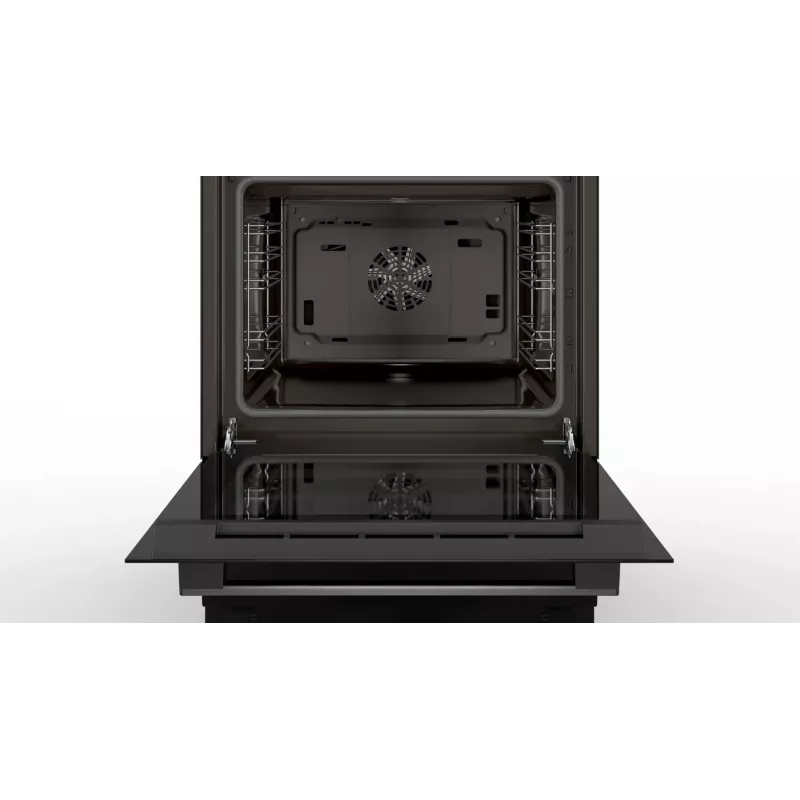 Bosch Serie 4 HLN39A060U laisvai pastatoma viryklė su indukcine kaitlente, juoda
