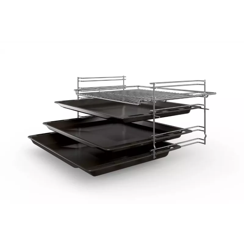 Bosch Serie 4 HLN39A060U laisvai pastatoma viryklė su indukcine kaitlente, juoda