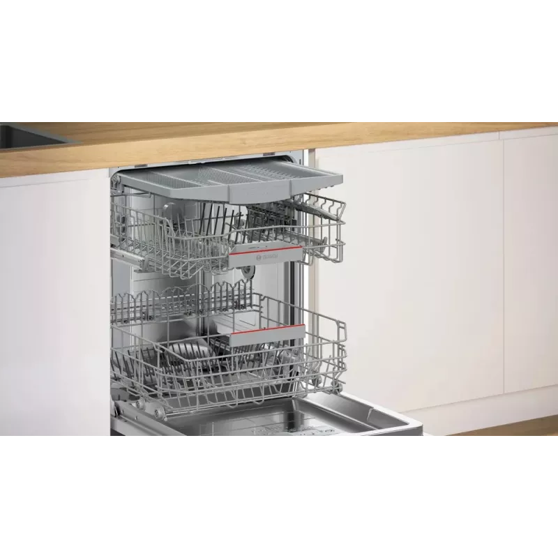 Bosch Serie 6 SMV6ZCX13E indaplovė, visiškai įmontuojama, 14 komplektų