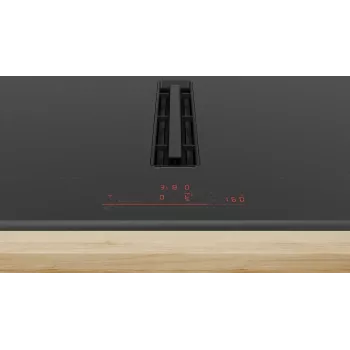 Bosch Serie 6 PVQ895H26E kaitlentė su gartraukiu Juoda Įmontuojama 80 cm Indukcinė 4 zonos
