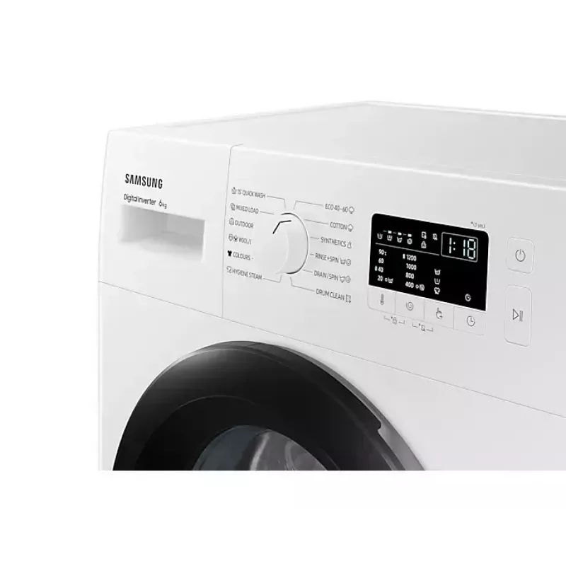 Samsung WW60A3120BE/LE skalbyklė priekinio pakrovimo 6 kg 1200 aps./min. balta