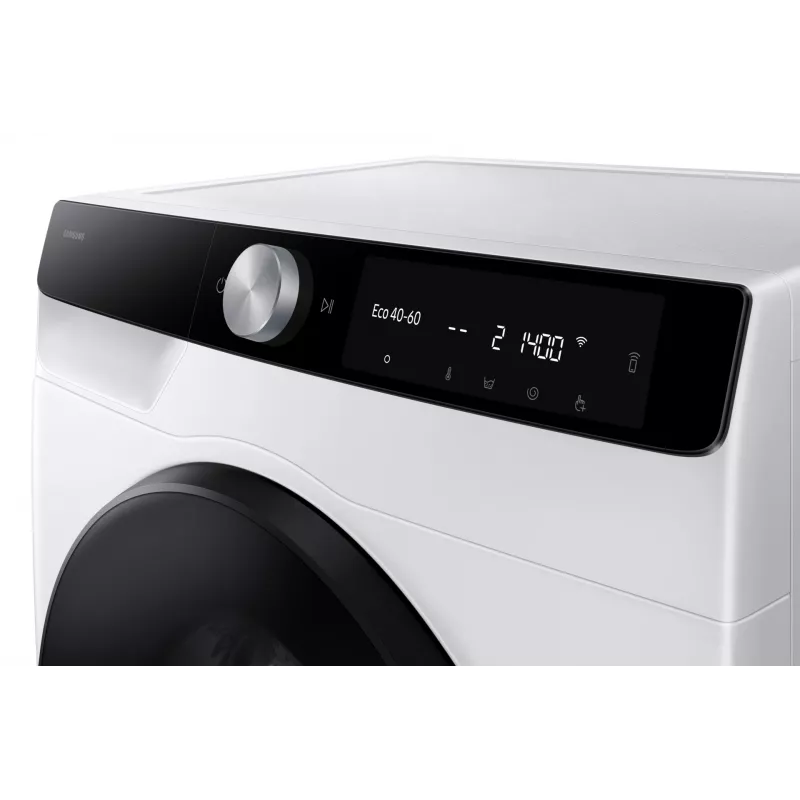 Samsung WD90DG6G94BKU4 skalbyklė su džiovinimo funkcija, laisvai pastatoma, priekinio pakrovimo, balta