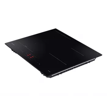 Įmontuojama Samsung NZ8500BM juoda zoninė indukcinė kaitlentė, 4 zonos, liečiamas valdymas, priekiniai valdikliai, 590×520×48 mm