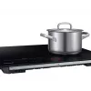 Įmontuojama Samsung NZ8500BM juoda zoninė indukcinė kaitlentė, 4 zonos, liečiamas valdymas, priekiniai valdikliai, 590×520×48 mm