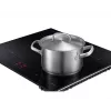 Įmontuojama Samsung NZ8500BM juoda zoninė indukcinė kaitlentė, 4 zonos, liečiamas valdymas, priekiniai valdikliai, 590×520×48 mm