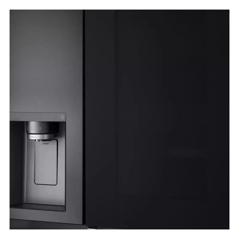 LG InstaView ThinQ GSXV91MCAE Amerikietiškas šaldytuvas su šaldikliu 635 L