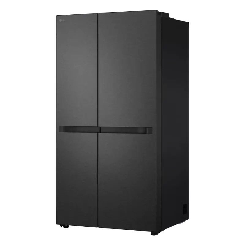 LG GSBC40EPPE šaldytuvas šalia šaldiklio, laisvai pastatomas, 664 L, juodas