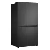 LG GSBC40EPPE šaldytuvas šalia šaldiklio, laisvai pastatomas, 664 L, juodas