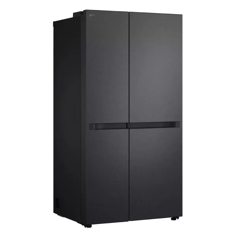 LG GSBC40EPPE šaldytuvas šalia šaldiklio, laisvai pastatomas, 664 L, juodas