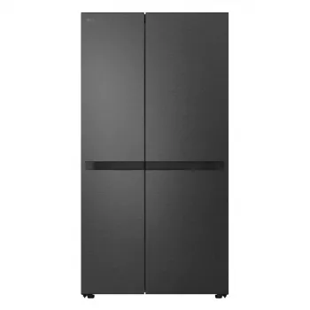 LG GSBC40EPPE šaldytuvas šalia šaldiklio, laisvai pastatomas, 664 L, juodas