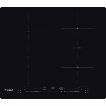 Whirlpool WB S2560 NE juoda įmontuojama 59 cm indukcinė kaitlentė su 4 zonomis