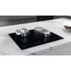 Whirlpool WB S2560 NE juoda įmontuojama 59 cm indukcinė kaitlentė su 4 zonomis