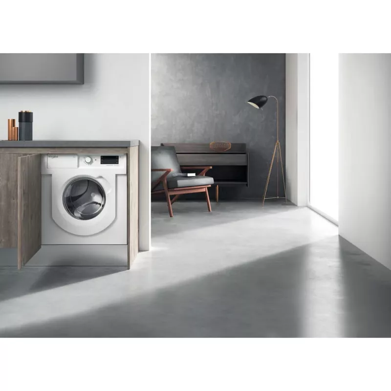Whirlpool BI WMWG 71483E EU N skalbimo mašina, priekinis pakrovimas, 7 kg, 1351 aps./min., balta