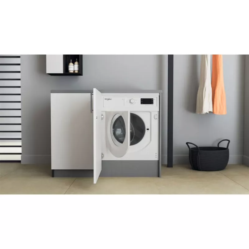 Whirlpool BI WMWG 71483E EU N skalbimo mašina, priekinis pakrovimas, 7 kg, 1351 aps./min., balta
