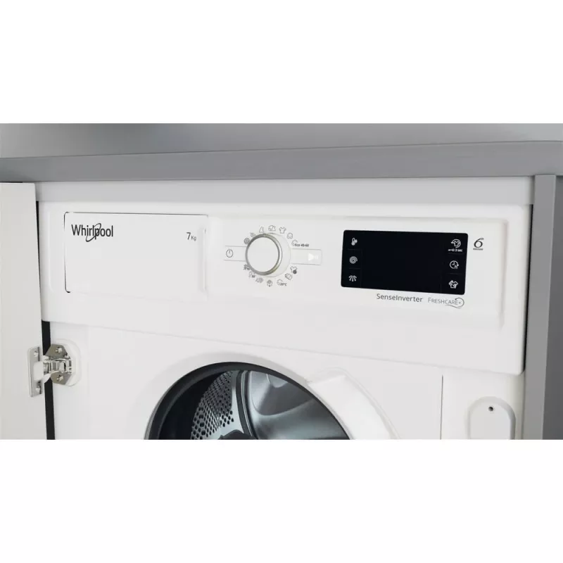 Whirlpool BI WMWG 71483E EU N skalbimo mašina, priekinis pakrovimas, 7 kg, 1351 aps./min., balta