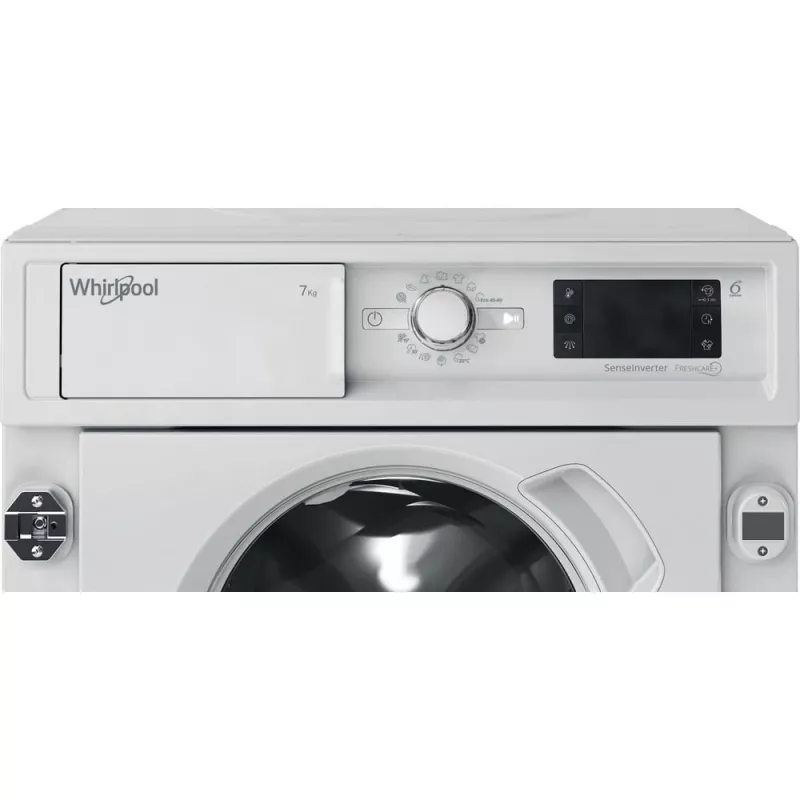 Whirlpool BI WMWG 71483E EU N skalbimo mašina, priekinis pakrovimas, 7 kg, 1351 aps./min., balta