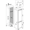 Whirlpool WHC20 T573 P įmontuojamas šaldytuvas 280 L baltas