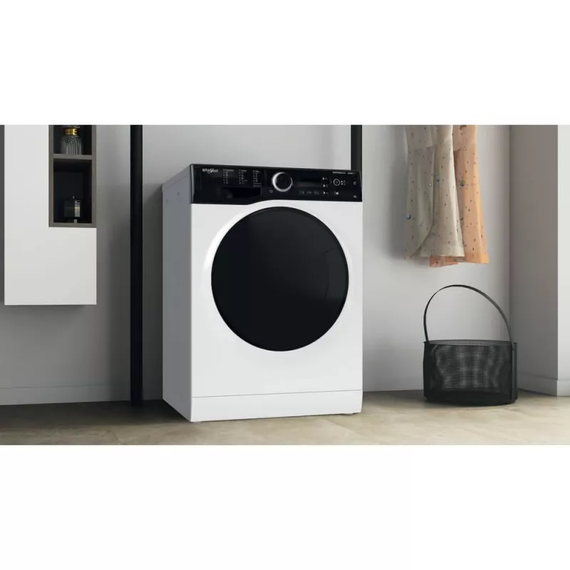 Whirlpool WRSB 7259 D EU skalbyklė su priekiniu pakrovimu 7 kg 1151 aps./min. Juoda, Balta