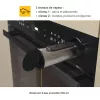Whirlpool AKZ9S 8270 FB 73 L juoda įmontuojama elektrinė orkaitė