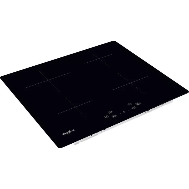 Whirlpool WS Q2160 NE juoda įmontuojama 59 cm indukcinė kaitlentė su 4 zonomis
