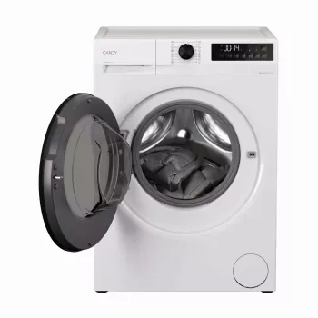 Sausintuvas su skalbimo funkcija Candy GWD 474SB7-S, laisvai pastatomas, priekinio pakrovimo, baltas