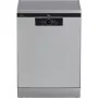 Laisvai pastatoma indaplovė BEKO BDFN26530X, pilno dydžio 60 cm, 15 komplektų, 44 dB, 6 programų