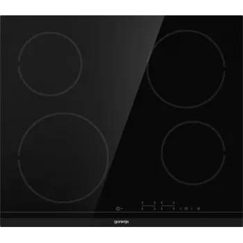 Gorenje ECT641BCSC keraminė kaitlentė juoda 60 cm 4 zonos