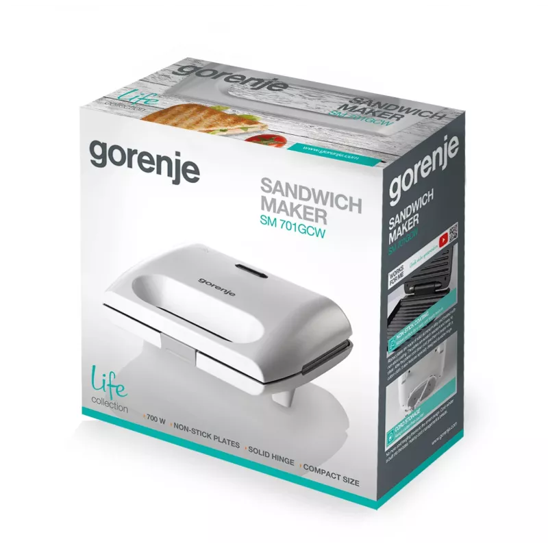 Gorenje SM701GCW kontaktinis grilis