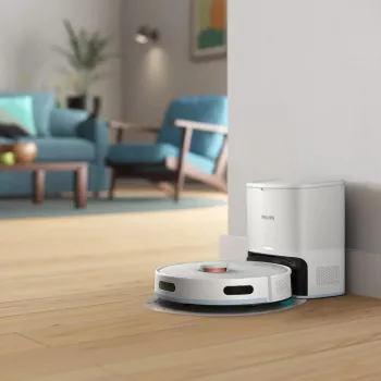 Philips XU2100/20 robotinis dulkių siurblys su savaiminio išsivalymo baze, 2700 Pa, 130 min