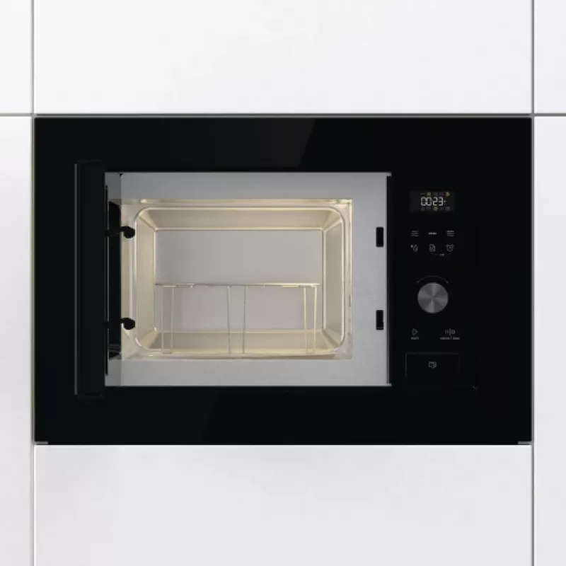 Gorenje XY820Z BM201AG1BG G600 įmontuojama grilio mikrobangų krosnelė, 20 L, 800 W, LED ekranas