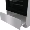 Gorenje 740742 laisvai pastatoma viryklė, elektrinė, indukcinė kaitlentė, juoda, nerūdijantis plienas