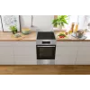 Gorenje 740742 laisvai pastatoma viryklė, elektrinė, indukcinė kaitlentė, juoda, nerūdijantis plienas