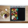 Gorenje 740742 laisvai pastatoma viryklė, elektrinė, indukcinė kaitlentė, juoda, nerūdijantis plienas