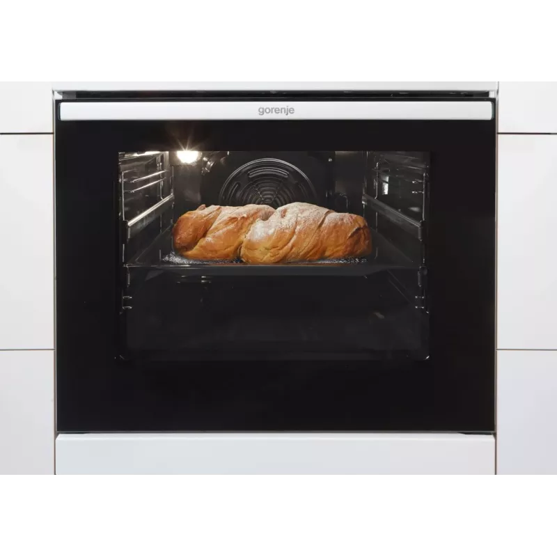 Gorenje 740742 laisvai pastatoma viryklė, elektrinė, indukcinė kaitlentė, juoda, nerūdijantis plienas