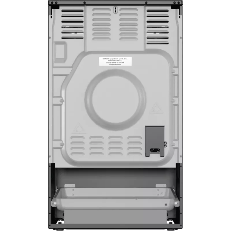 Gorenje GEIT5C60BPG laisvai pastatoma viryklė su keramine kaitlente, juoda