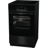 Gorenje GEIT5C60BPG laisvai pastatoma viryklė su keramine kaitlente, juoda