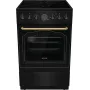 Gorenje GECS5B70CLB Laisvai pastatoma elektrinė viryklė su keramikine kaitlente, juoda