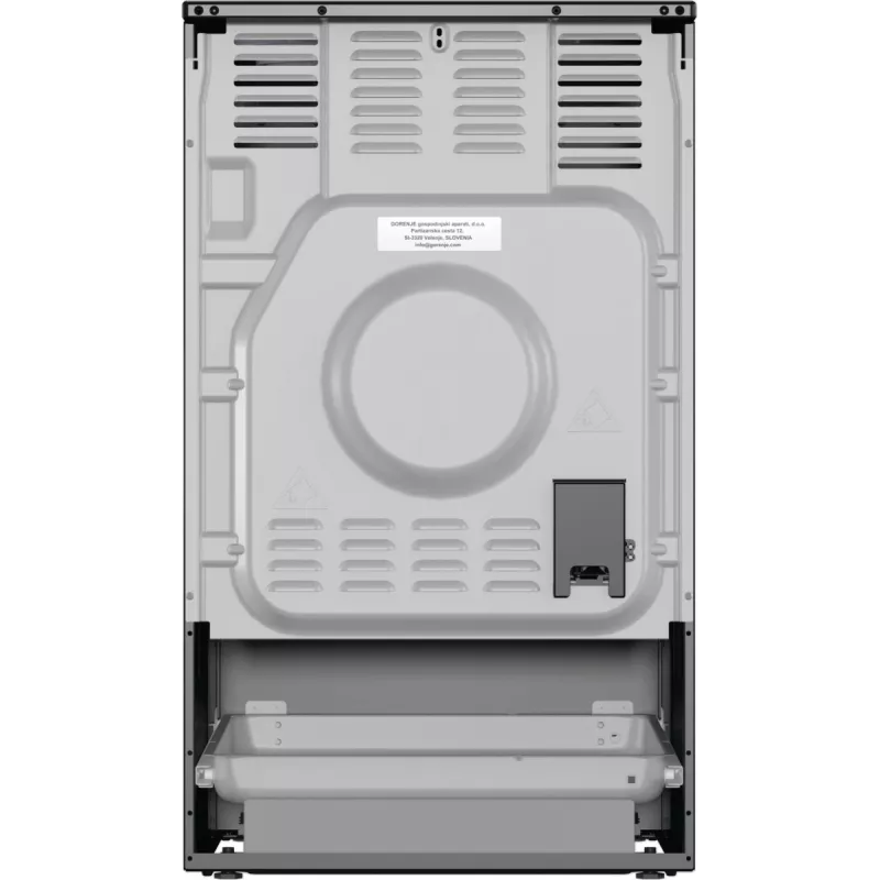Gorenje GECS5B70CLB Laisvai pastatoma elektrinė viryklė su keramikine kaitlente, juoda