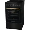 Gorenje GECS5B70CLB Laisvai pastatoma elektrinė viryklė su keramikine kaitlente, juoda
