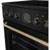Gorenje GECS5B70CLB Laisvai pastatoma elektrinė viryklė su keramikine kaitlente, juoda