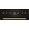 Gorenje GECS5B70CLB Laisvai pastatoma elektrinė viryklė su keramikine kaitlente, juoda